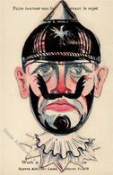 Handgemalt Kaiser Wilhelm II. Künstlerkarte I-II (keine Ak-Einteilung) Peint à La Main - Non Classés
