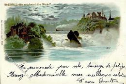 Nixe Rheinfall Künstlerkarte 1899 I-II - Unclassified