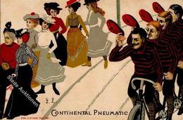 Continental Pneumatic Fahrrad Künstler-Karte I-II Cycles - Werbepostkarten