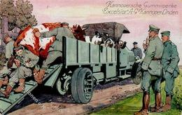 Werbung Auto Hannover (3000) Excelsior Lastwagen Soldaten I-II Publicite - Publicité