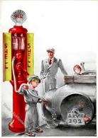 Werbung Auto Shell Tankstelle Werbe AK I-II Publicite - Werbepostkarten