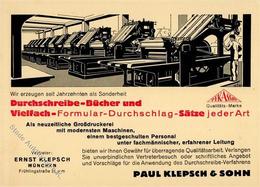 Werbung Druckerzeugnis Bischofswerda (O8500) Großdruckerei Paul Klepsch & Sohn Werbe AK I-II Publicite - Advertising