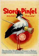 Werbung Elberfeld (5600) Storch Pinsel Storchwerke Brückmann Boysen & Weber  Werbe AK I-II Publicite - Advertising