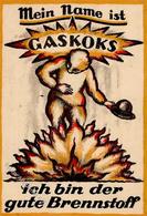 Werbung Gaskoks Berliner Brennstoff Gesellschaft Werbe AK I-II Publicite - Werbepostkarten
