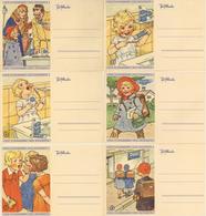 Werbung ODOL - 6 Versch. Serien-Ak (Nr. 2-5 + 7-8) - ODOL MUNDWASSER - ZAHNPASTA I Publicite - Werbepostkarten