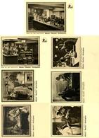 Werbung Persil Lot Mit 7 Ansichtskarten Szenen Aus Dem Persil-Tonfil Wäsche Waschen Wohlergehen I-II Publicite - Werbepostkarten