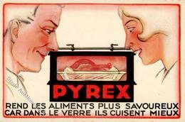 Werbung Pyrex Glasgeschirr Feuerfest Werbe AK I-II Publicite - Werbepostkarten