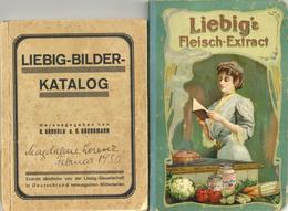 Liebig Lot Mit 1 Kochbuch Um 1900 Und 1 Liebig Bilder Katalog II - Advertising