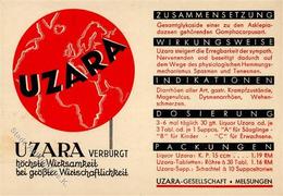 Pharma Werbung Melsungen (3508) Dysmenural Uzara Werbe AK I-II Publicite - Advertising