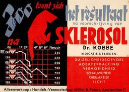 Pharma Werbung Sklerosol Dr. Kobbe WK II Werbe AK I-II Publicite - Werbepostkarten