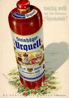 Alkoholwerbung Steinhagen (4803) Steinhäger Urquell Werbe AK I-II - Werbepostkarten