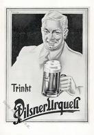 Bier Pilsener Urquell Werbe AK I-II Bière - Reclame