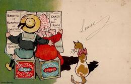 Lebensmittel London Großbritannien Biscuits Peek, Frean & Cie Lithographie 1903 I-II (fleckig) - Reclame