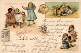 Lebensmittel Rademanns Kindermehl Lithographie 1900 I-II - Werbepostkarten