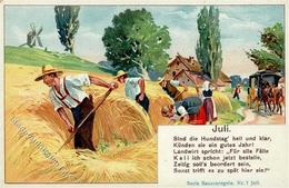 Landwirtschaft Düngermittel Kali Künstlerkarte I-II Paysans - Ausstellungen