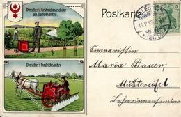 Landwirtschaft Maschine Drescher Anstreichmaschine Als Gartenspritze Hedrichspritze 1913 I-II Paysans - Exposiciones