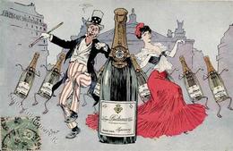 Wein Champagne Louys Bulteaux Sign. Jorin, Henry Werbe AK I-II Vigne - Exhibitions