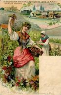 Wein Mainz (6500) Deutscher Weinbau Kongress Lieder AK 1903 I-II Vigne Vigne - Exhibitions