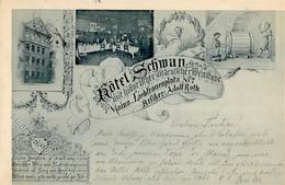 Wein Mainz (6500) Hotel Schwan 1898 I-II Vigne - Ausstellungen