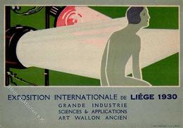 Ausstellung Liege Belgien Internationale Weltausstellung Werbe AK I-II Expo - Esposizioni