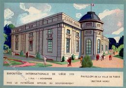 Ausstellung Pavillon De La Ville De Paris Künstlerkarte I-II Expo - Expositions