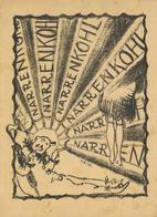 Karneval Karlstuhe Narrhalla Narren-Kohl 1928 Fasnachtzeitung II (fleckig) - Otros & Sin Clasificación