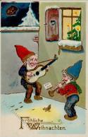 ZWERGE - Weihnachten-Prägekarte Serie 1269 I Noel - Fiabe, Racconti Popolari & Leggende