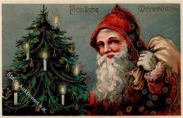 Weihnachtsmann Prägedruck I-II (Marke Entfernt) Pere Noel - Santa Claus