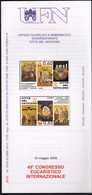 Vatican 2008 / 49th International Eucharistic Congress / Prospectus, Leaflet, Brochure - Storia Postale