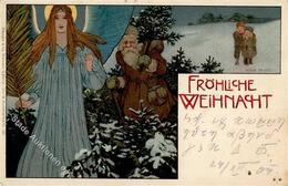 Engel Weihnachten Sign. Oertel, Willy Künstlerkarte 1904 I-II Noel Ange - Autres & Non Classés