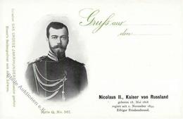 Adel Russland Zar Nikolas II.  I-II - Königshäuser