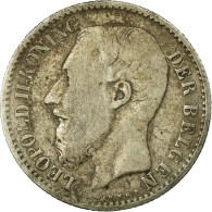 Monnaie, Belgique, Leopold II, Franc, 1886, TB, Argent, KM:29.1 - 1 Franc