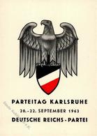 Politik Karlsruhe (7500) Deutsche Reichs Partei Parteitag I-II - Events