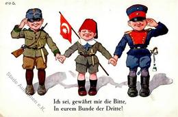 DEUTSCHLAND-TÜRKEI - 3er-BUND Kriegspostkarte 39 I-II - Guerre 1914-18