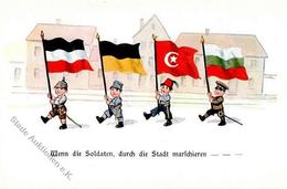 DEUTSCHLAND-TÜRKEI - 4er-BUND I - Guerra 1914-18