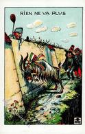 WK I Karikatur Rien Ne Va Plus Künstlerkarte I-II - Guerre 1914-18