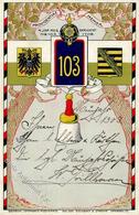 Regiment Bautzen (O8600) Nr. 103 Infant. Regt. 1903 I-II - Reggimenti