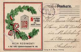 Regiment Bautzen (O8600) Nr. 103 Infant. Regt. 1917 I-II - Regimientos