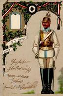 Regiment Berlin Mitte (1000) Garde Kürassier Regt. Prägedruck 1906 I-II - Regimente