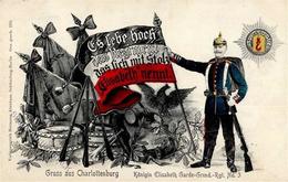 Regiment Charlottenburg (1000) Nr. 3 Garde Grendier Regt. Königin Elisabeth 1908 I-II - Regimente