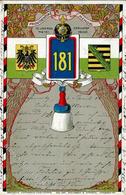 Regiment Chemnitz (O9000) Nr. 181 Infant. Regt. 1903 I-II - Regimente