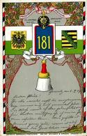 Regiment Chemnitz (O9000) Nr. 181 Infant. Regt. 1907 I-II - Regimente