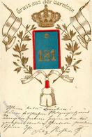 Regiment Chemnitz (O9000) Nr. 181 Infant. Regt. Garnison Prägedruck I-II (fleckig) - Regimente