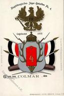 Regiment Colmar (68000) Frankreich Nr. 4 Magdeb. Jäger Bataillon I-II - Regiments