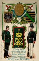 Regiment Dresden (O8000) Nr. 101 2. Königl. Sächs. Gren. Regt. Kaiser Wilhelm I.  1910 I-II - Regimente