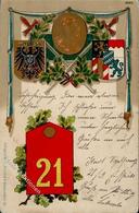 Regiment Fürth (8510) Nr. 21 Infant. Regt. Prägedruck I-II (Marke Entfernt) - Regimientos