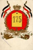 Regiment Graudenz Nr. 175 Infant. Regt. Prägedruck 1907 I-II (fleckig) - Regiments