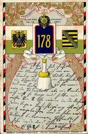 Regiment Kamenz (O8290) Nr. 178 Infant. Regt. 1907 I-II - Regiments