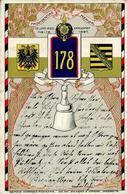 Regiment Kamenz (O8290) Nr. 178 Infant. Regt. 1909 I-II - Regiments