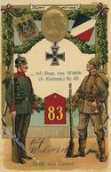 Regiment Kassel (3500) Nr. 83 Inf. Regt. Von Wittich 3. Kurhess. 1916 I-II - Reggimenti